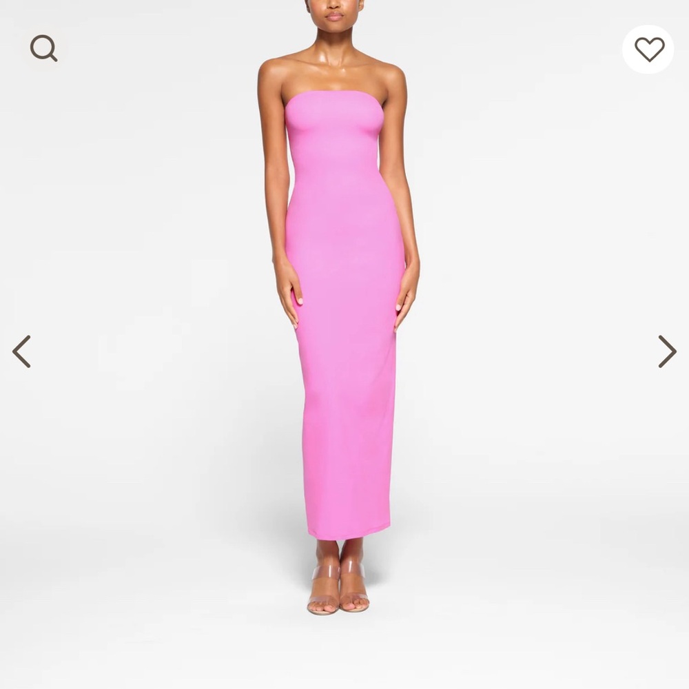 Skims new with tags medium neon orchid tube dress